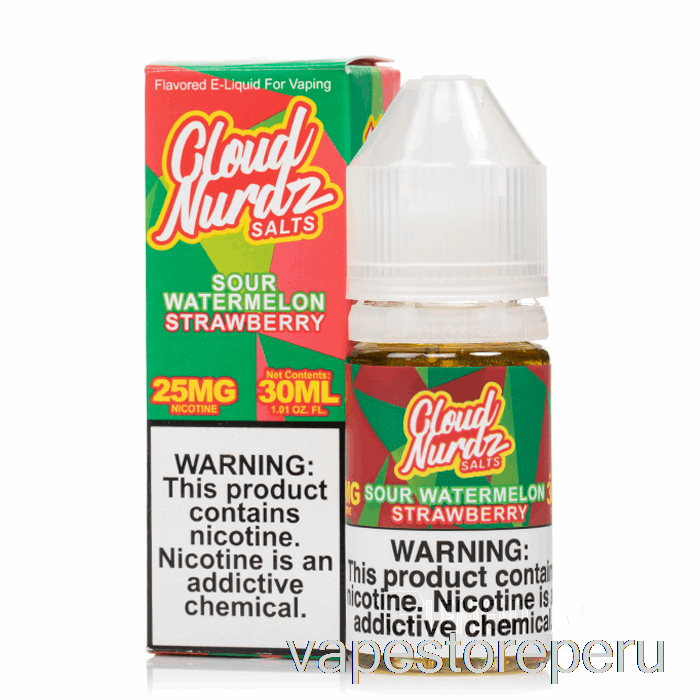 Vape Peru Sandía Agria Fresa - Sales Nurdz Nube - 30ml 25mg